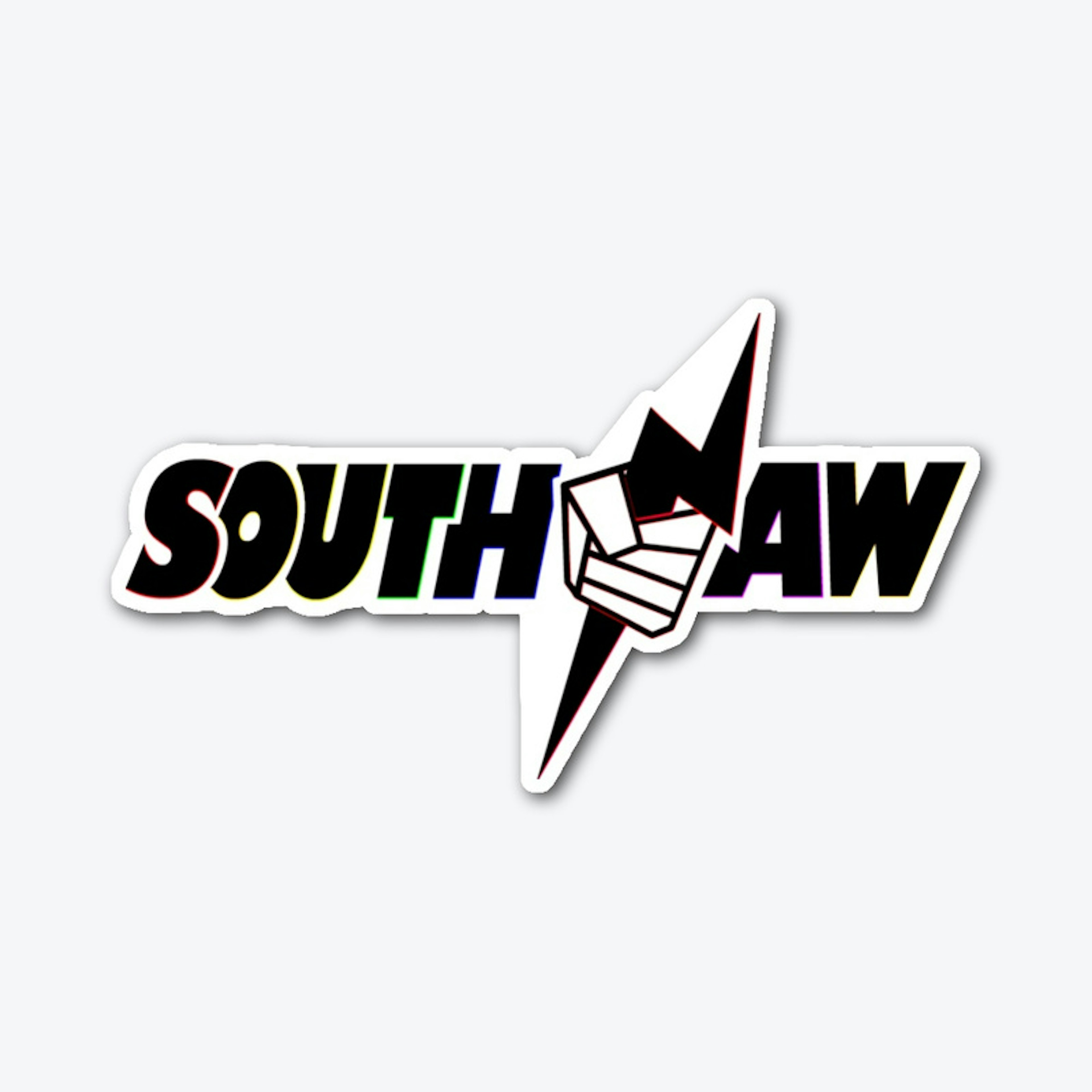 Southpaw Sticker (Black)